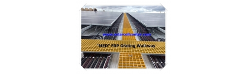 MED® FRP ทางเดินไฟเบอร์กลาสสีเหลือง